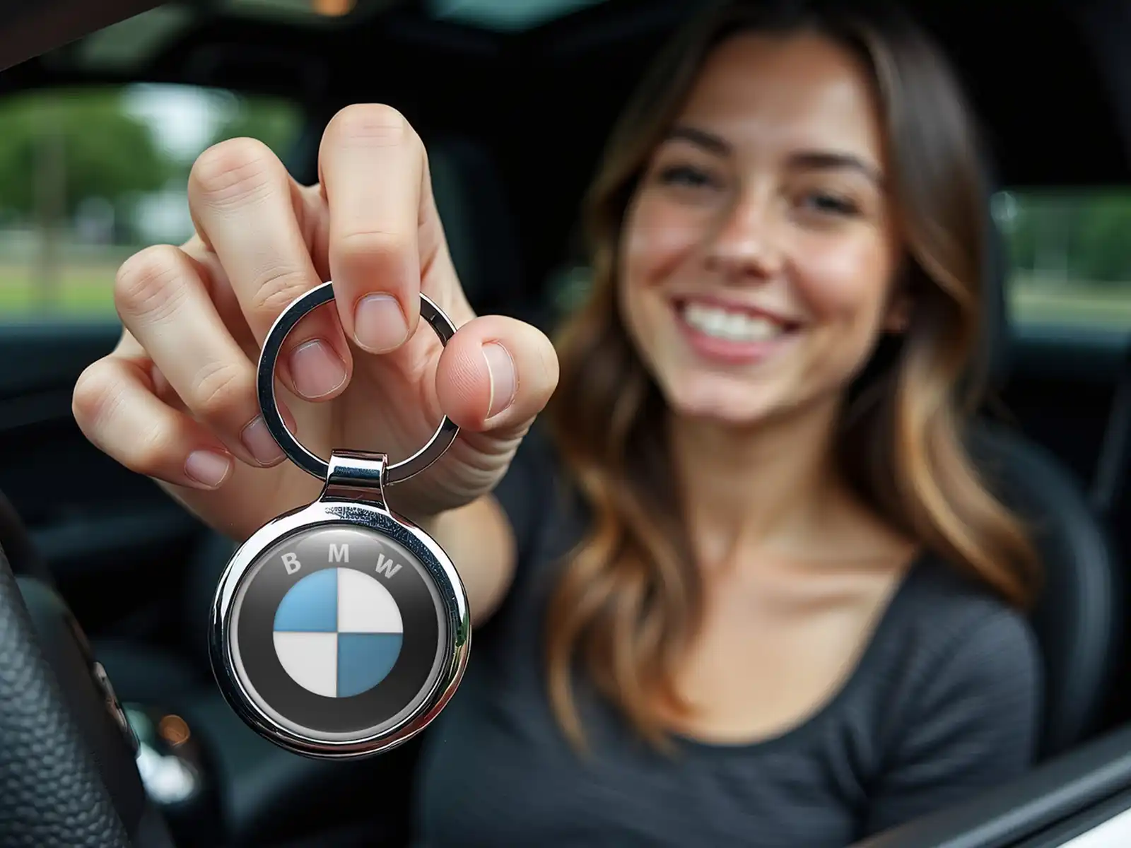 BMW Portachiavi Metallo Design Lega Robusta